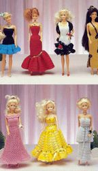 Digital | Vintage Barbie Crochet Pattern | Crochet Patterns for Dolls 11-1/2" | ENGLISH PDF TEMPLATE