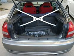 X-Bar Rear Crossbar 96-00 Honda Civic 3dr Hatchback EK
