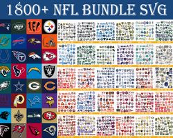 Bundle NFL teams SVG, Clip art, Circut, Stickers, Cards, Instant download,football svg ,svg files for circut
