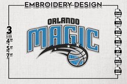 Orlando Magic Embroidery Design, NBA Embroidery files, NBA All Star, Machine embroidery designs, Digital Download