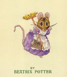 Beatrix Potter Vintage cross stitch pattern PDF The Tale of Two Bad Mice