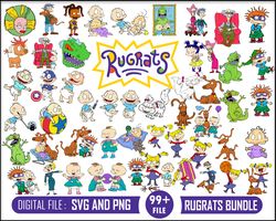 Rugrats svg bundle, Tommy, Chuckie Finster, Rugrats set, Rugrats svg, American Baby svg, Baby png, Rugrats Cricut,