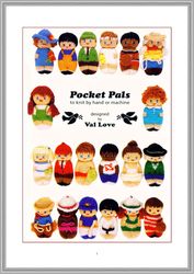 Digital - Vintage Dolls 3-1/2" Knitting Pattern -  Knitting Patterns Dolls - PDF