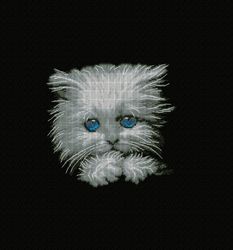 Cat - Machine Embroidery Design | Cute Kitten | Pets embroidery |Machine Cross | Animal | Fluffy Cat | Digital File