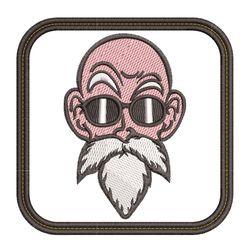Anime Embroidery Pattern Master Roshi Thinks