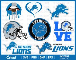 Detroit Lions SVG Files - Detroit Lions Logo SVG - Detroit Lions PNG Logo, NFL Logo