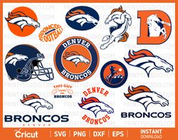 Denver Broncos SVG Files - Broncos Logo SVG - Broncos PNG Logo, NFL Logo