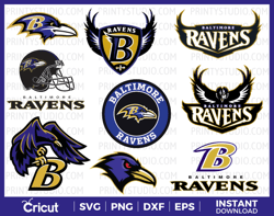 Baltimore Ravens SVG Files - Ravens Logo SVG - Baltimore Ravens PNG Logo, NFL Logo