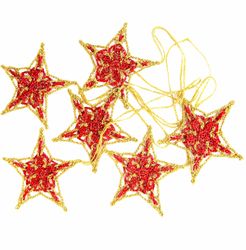 Christmas Star Crochet Pattern Ornament, PDF file digital download.