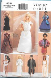 PDF 90s Vogue Sewing Pattern 9531 Linda Carr 11 1/2 Inch Fashion Doll
