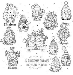 Gnome clipart outline, Gnome clipart christmas, Gnomes clipart black and white, Gnome clipart png, Gnome clipart images