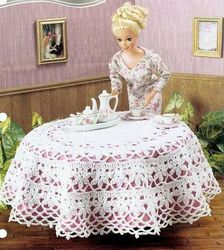 Digital | Crochet furniture for Barbie dolls | Crochet patterns | Toy for girls |  | Vintage knitting | Sample PDF