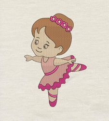 Ballerina girl Embroidery design 3 Sizes reading pillow-INSTANT D0WNL0AD