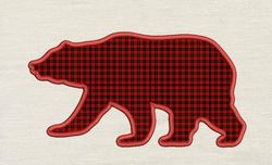 Bear Embroidery design 3 Sizes reading pillow-INSTANT D0WNL0AD