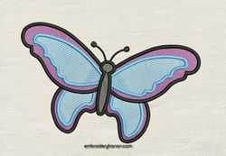 Butterfly Embroidery design 3 Sizes reading pillow-INSTANT D0WNL0AD
