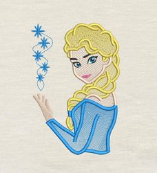 Elsa Frozen embroidery design 3 Sizes reading pillow-INSTANT D0WNL0AD