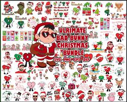 Bad Bunny Christmas svg, Un Navidad sin ti Cut file for Cricut and Silhouette Digital Download SVG, png, Layered digital