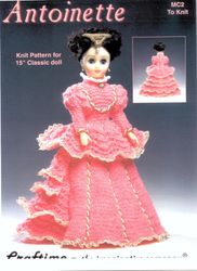 PDF Copy Vintage Knit Pattern for sizes 15 inches Classic Doll