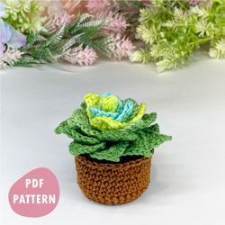 Crochet pattern plant PDF Amigurumi Crochet toy patterns for beginners
