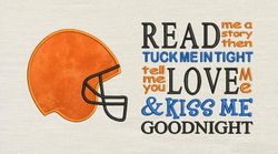 Football Helmet with Read Me A Story 2 designs reading pillow-INSTANT D0WNL0AD