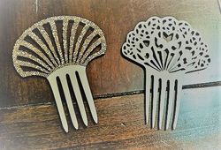 Digital Template Cnc Router Files Cnc Hair Clip Files for Wood Laser Cut Pattern