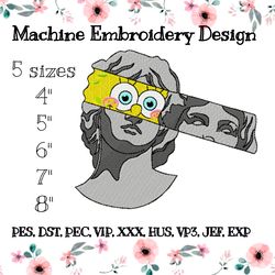 Spongebob embroidery design