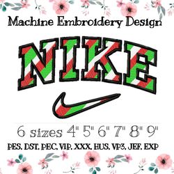 NIKE embroidery design