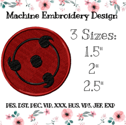 Embroidery Design Naruto Symbol