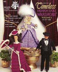 Digital | Vintage Crochet Patterns 5 Barbie Dresses | Suit for Ken | Dresses for dolls 11 1/2 | Girls toys | PDF