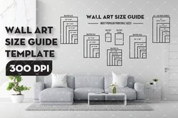 Wall art size guide - Standard print size guide