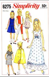 PDF Copy Sewing Patterns Simplicity clothes for Skipper Dolls and litl Sister