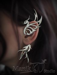 Ear cuff Phoenix | fantastic jewelry | Fire bird | Handmade