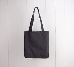 Tote bag Graphite shopper bag Shopping bag with pockets inside Shoppers capacity Stylish handbag streetstyle