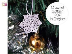 Snowflake  13 Christmas crochet pattern , crochet Snowflake pattern , crochet pattern , Irish Crochet , Motif crochet ,