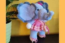 Elephant crochet pattern, elephant amigurumi, animal crochet pattern, amigurumi pattern, safari crochet, Plushie Pattern