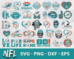 Miami Dolphins Bundle SVG, Miami Dolphins SVG, NFL SVG, Sport SVG.