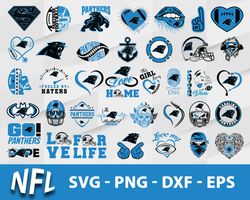 Carolina Panthers Bundle SVG, Carolina Panthers SVG, NFL SVG, Sport SVG.