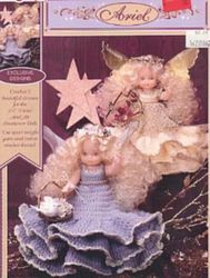 PDF Copy of the Pattern for knitting angel dresses for Ariel doll size 5 3\ 4 inches