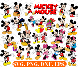 Big SVG Bundle, Digital Download, Mickey Mouse svg, Mickey Mouse clipart, Mickey Mouse cricut, Mickey Mouse cut