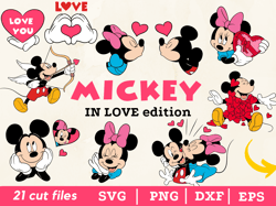 Valentines Day svg, Valentines Day png, Mickey Mouse svg, Mickey Mouse clipart, Mickey Mouse cricut, Mickey Mouse cut