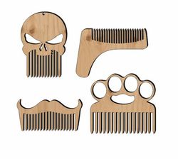 Digital Template Cnc Router Files Cnc Comb Files for Wood Laser Cut Pattern
