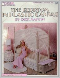 Digital - Vintage Plastic Canvas Pattern Bedroom - Plastic Canvas 7-Mesh for Dolls - PDF
