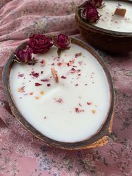 Soy Wax Candle In Coconut