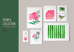 Peony's Prints Posters Wall Gallery