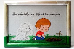 Dog Memorial Picture, Dog Loss Gift, Pet Memorial Frame, Pet Remembrance, Pet Loss Sympathy Ideas, Loss of Puppy Gift