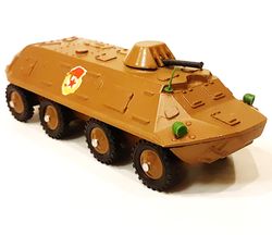 ussr armoured personnel carrier diecast military toy soviet armor vehicles 1970s