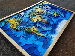 Digital Template Cnc Router Files Cnc Pano World Map Files for Wood Laser Cut Pattern