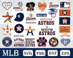 Houston Astros Bundle SVG, Houston Astros SVG, MLB SVG, Sport SVG
