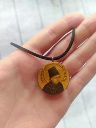 Bogolep Chernoyarsky | Icon pendant | Icon necklace | Miniature icon | Catholic icon | Orthodox icon | Hand painted icon