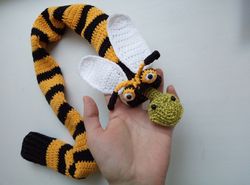 Bee snake costume different size, Bee snake outfit, Bee snake sweater